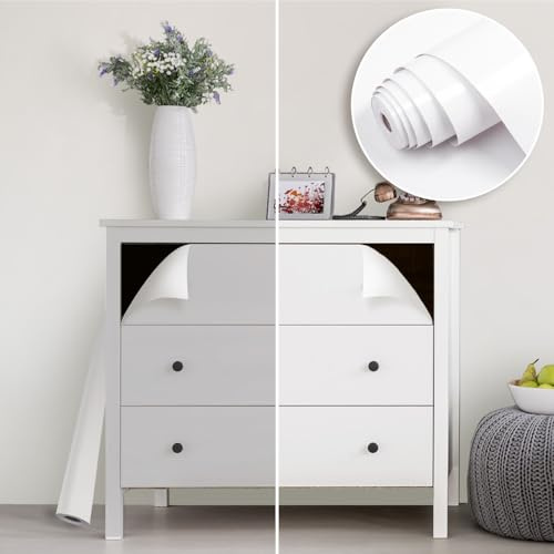 Dimex, pellicola adesiva uni opaca BIANCA (opaca) per mobili, decorativa - pellicola per porte, cucina, armadio, tavolo | 65 cm x 1 m