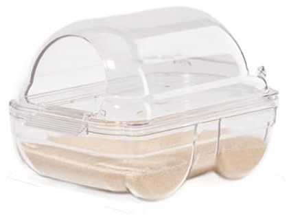 CLSSLVVBN Chinchilla Sand für EIN luxuriöses Badeerlebnis, verwöhnen Sie Ihr Haustier mit Stil, Behälter, Kleintiersauna, Sandkasten für Syrer, l