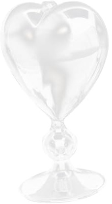 ABOOFAN Lámpara de Aceite de Vidrio Transparente Forma de Corazón Decoración para Bodas y Hogar Lámpara Queroseno Quinqué Aceite Linterna Petróleo Parafina Elegante y Práctica