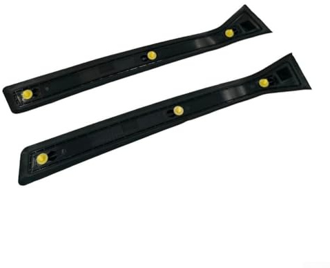 Guarnizione per montante B per Opel Astra H 2004-2010, set di guarnizioni per portiera sinistra e destra, in ABS, 13123710 13123711, nero esterno