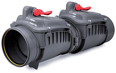 Scarico delle acque reflue di controllo di plastica Pvc non ritorno doppia patta valvola antiriflusso impedito 160 millimetri