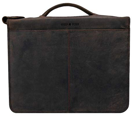 Greenburry Vintage Revival RL-1720-22 Leder Schreibmappe Ringbuchmappe Tobacco bei Moda-Store de