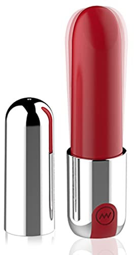 BDSMYEE Mini-Vibrator Vibrationseier für G-Punkt Klitoris Stimulator, Bullet Vibratoren mit Zehn Band Vibrator, Sexspielzeug für schwule, Paare, Frauen Reisen (rot)
