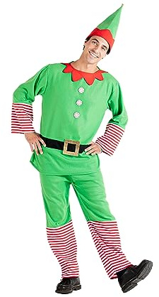 Ciao- Babbo/Elfo Natale costume travestimento bambino bambina uomo donna
