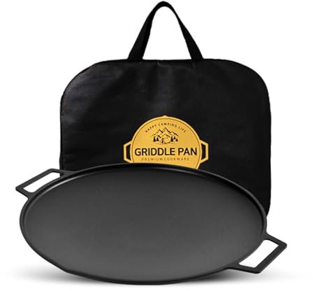 SISEM Korean BBQ 2 IH Griddle Grill Pan with Bag, Nonstick Coating, All Stove(Gas, Electric & Induction), Indoor Outdoor Griddle(14in)