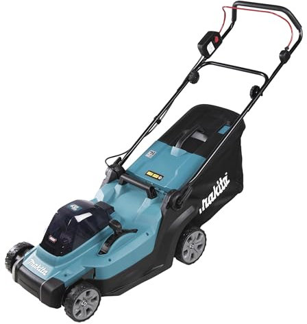 Makita Akku-Rasenmäher, 43 cm Schnittbreite, 50 L Grasfangkorb, 40V max. LM004GM102