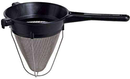 Matfer Bourgeat Chinois Passing Strainer 8 inch/203(Dia)mm, Heat Resistant Exoglass Handle, Soups Purees Conical Sieve, Professional and Home Use | W693