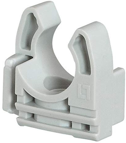 Legrand 031363 IRL Lyre Tube avec Fixation des Tubes par Simple Clipsage, Ø32mm, Gris