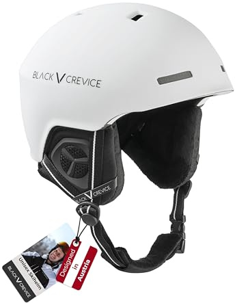 Black Crevice Casco da Sci Aspen Bianco M/L (58-61 cm)