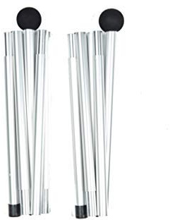 SUN NINJA Replacement Beach Tent Poles, 2 Poles Included