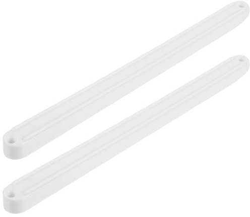 Uonlytech 2st Schubladenführungen Schrankläufer, Schieber Ersatzteile Für Schubladen Schubladenführungsschieber Lagerseite Der Schubladenschienen Schieblehre Klaviatur Weiß Zubehör Plastik