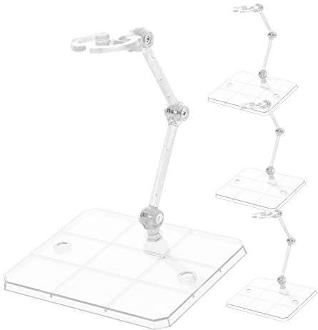 BESTonZON 12 Stück Action Figuren Ständer Zubehör Puppen Zoll Halter Modell Stabile Action Figur Klarer Ständer Große Bewegungs Rig Ihre Beweglichen Einkaufswagen Kunststoff