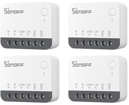 SONOFF Zigbee Smart Switch, funziona con Alexa & Google Home, 4 PACK, richiede Gateway ZigBee, richiede una linea neutra