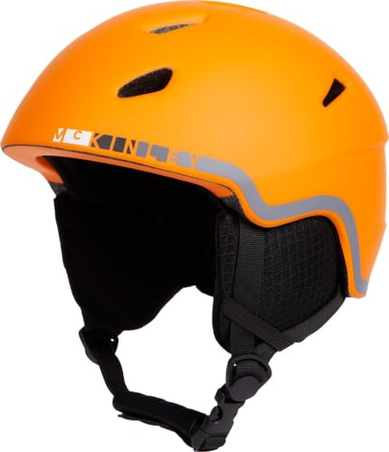 McKINLEY Pulse JR HS-016 Casque de ski pour enfant Orange/gris foncé Taille M