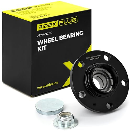 RIDEX PLUS 654W0017P Kit de roulement de roue des deux côtés du pont Arrière avec bague ABS pour VW Polo V 3/5 portes (6R1, 6C1)