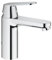 GROHE Eurosmart Cosmopolitan - Einhand- Waschtischarmatur (wassersparend, Energie- Spar -Funktion, Mittelstellung kalt, versenkbare Kette, M-Size), chrom, 2339700E