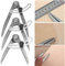 MASUNN Drawing Measure Gauge Distance Compass Divider Leather Craft Design Layout Tool -150mm