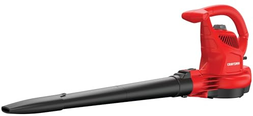 CRAFTSMAN Leaf Blower, Leaf Vacuum and Mulcher, 3-in-1 Backpack Blower, Up to 230 MPH, 12 Amp, Corded Electric (CMEBL700)
