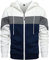 AOTORR Mens Hoodie Sweatshirt Full Zip up Long Sleeve with Pockets Fleece Hooded Jacket WY91 White XL