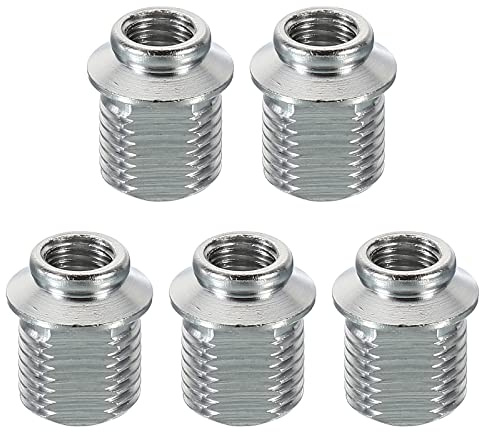 PATIKIL Filettatura Riduzione Dado, 5pz M10 Maschio a M6 Femmina Collo d'oca Adattatore Staffa Conversione Dado per Microfono Collo d'oca Tubo