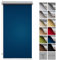 Zero Home - Premium Verdunklungsrollo Ohne Bohren I Klemmrollos für Fenster und Türen Thermorollo I Klemmfix Rollo I Sichtschutz und Sonnenchutz I Blackout I 35x150cm - Blau