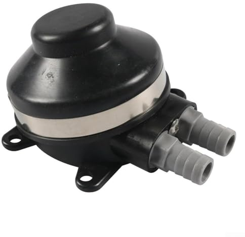 Pompe à eau avec pied pour une utilisation en camping-car et yacht, fournit un débit de 2 2 gallons par minute avec raccord de tuyau sûr et base moulée pour un approvisionnement en eau efficace