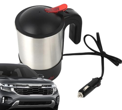 Caldaia Automatica Portatile – Riscaldatore Elettrico Per Auto, Di Arresto Di Sicurezza | Riscaldatore Bevande Da Viaggio Mobile, Compagno Di Viaggio In Campeggio Strumento Di Preparazione