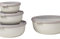 Mepal – Multi Bowl Cirqula 3-Piece Set – Food Storage Container with Lid - Suitable as Airtight Storage Box for Fridge & Freezer, Microwave Container & Servable Dish - 500, 1000, 2000ml - Nordic Denim