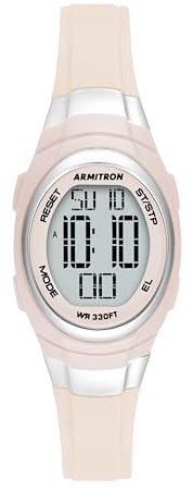 Armitron Womens Fitness Watch, Light Pink