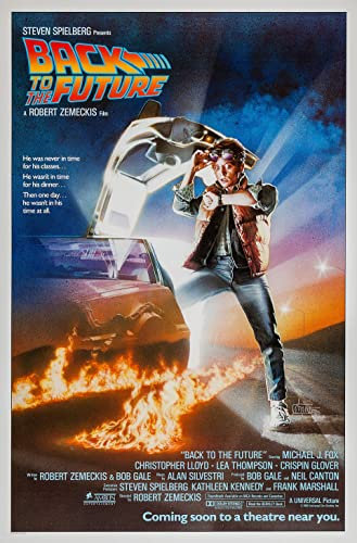 80s Classic Retro Vintage Movie Film Posters Poster Prints Wall Art Pictures (Back To The Future, A4 Poster)