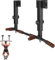 QZWGZ Bar Mount Heavy Duty Height Adjustable Pull Up Bar-to 200 kg with Non-Slip Grips Strength Training Equipment for Home & Gym
