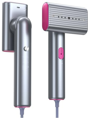 Kebnor Travel Clothes Steamer, 15s Fast Heat-up, clothes steamer handheld, 20 Minutes of Continuous Ironing Handheld Garment Steamer for Travel and Home -G9(Purple)