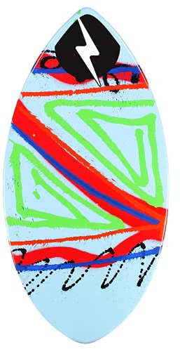 Zap Skimboards - Classic Series Lazer Skimboard 40 (3/8 Thick) - Assorted Colors - Continuous Core with E-Glass Wrap, Polyester Resin, and TuffCoat Gloss Finish