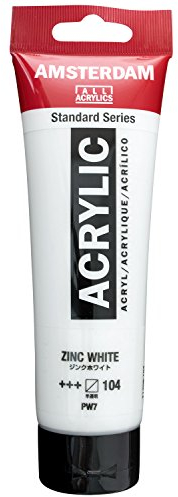 Amsterdam Standard Series Acrylic Tube 120 ml Zinc White 104 (17091042)