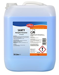 eilfix Samty Weichspüler Konzentrat - für flauschig weiche Wäsche - 10 Liter - 1 Kanister