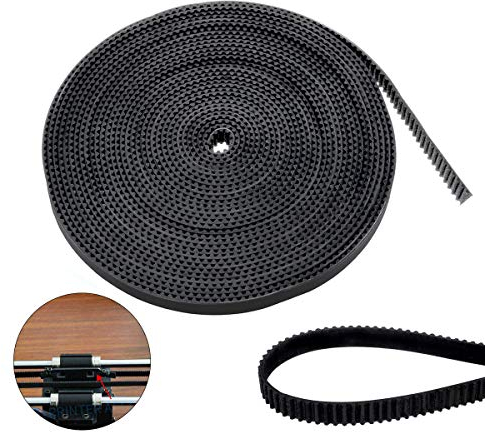 OZUAR 5 Meter GT2 Zahnriemen für 3D-Drucker GT2 6 mm Breite 2 mm Abstand