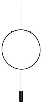 Chandelier Postmodern Spot Chandelier Lighting Designer Arch Hanging Lamps Luminaire Restaurant Living Room Bedroom Lamp Lighting Fixtures (Size : Black 1 heads)