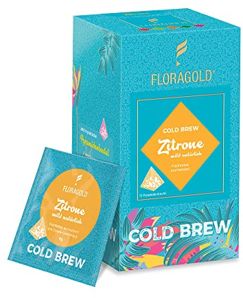 FloraPharm Cold Brew Zitrone (Früchtemischung im Pyramidenbeutel)