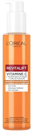 L'Oréal Paris Revitalift Clinical Schäumende Reinigungscreme mit Vitamin C* und Salicylsäure Gesichtsreinger 150 ml
