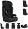 Moni Kindersitz Aston Gruppe 1/2/3 (9-36 kg) Kopfstütze verstellbar, ab 9 Monate, Farbe:beige