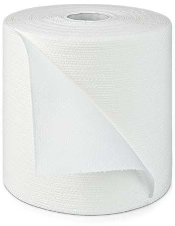 Eko Higiena - Einweg Handtücher Rolle Airlaid, Papierhandtücher, Papierrolle Einweghandtücher für Friseur und Kosmetikstudio, Einmal-Handtücher Zellulosetuch, Einmalhandtücher - Weiß