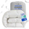 Sleep2Care Sommerdecke 220x240 | Bettdecke für Entspannung & Tiefen Schlaf | Öko-Tex Zertifizierte | 100% Daunen & Federn, 1060 gr. Füllung 200 GSM