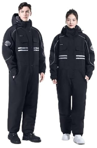 KYOFIS Tuta da Neve for Adulti in Un Unico Pezzo, Tuta da Sci isolata Tuta da Sci Impermeabile Antivento, Tuta da motoslitta for la Stagione Fredda for Adulti/Uomini/Donne(XXXX-Large)