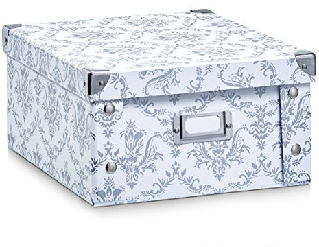 Zeller 17972 Aufbewahrungsbox, Pappe, Vintage, ca. 31 x 26 x 14 cm