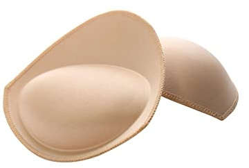 RELLECIGA Women's Push Up Bra Inserts Breast Enhancer Cups Removable Sport Bra Cups Inserts Nude