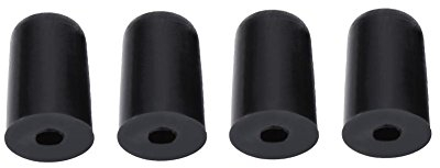 Alomejor 4 St¨¹ck Cello Endpin Tip Protector Cap - Tragbare Anti-Rutsch Gummispitze f¨¹r Musikinstrument Zubeh?r