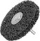 Shineboc Disco abrasivo grueso de 4 pulgadas (100 mm) CSD disco abrasivo de tejido de nailon para lijado, pulido, eliminación de óxido para metal, acero, acero inoxidable (negro)