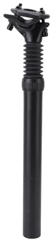 Fafeims Tija de Sillín con Suspensión para Bicicleta de Montaña – Amortiguador Ajustable de Aluminio 30.4 mm × 350 mm, Compatible con Cuadros de y Gravel, Absorción de Impactos Eficien