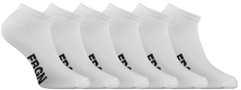 FREEGUN Chaussettes Enfant 35-38, Lot de 6, Blanc B