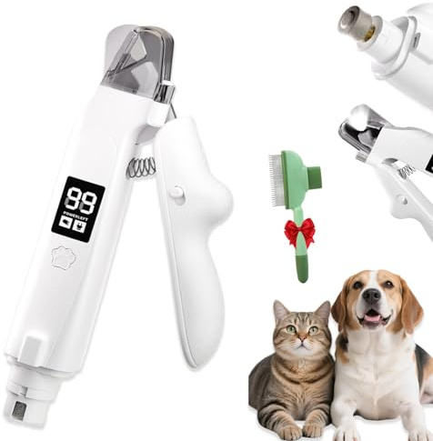 HItianya LichtSchere Pro, Die 2-in-1 LED-Krallenschere für sichere Pfotenpflege ohne Angst, Krallenschere Mit Licht für Hunde, Led-Licht Zeigt Gena für Katze Hunde Nagelschere (D)